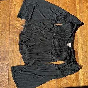 Black off the shoulder top! Size extra small